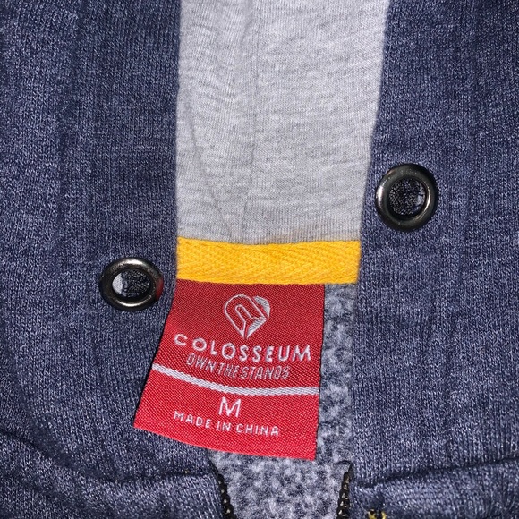 Colosseum Blue Mountaineers Zip Up Jacket size M - Picture 6 of 8